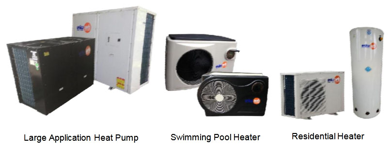 model dan jenis heat pump